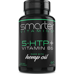 Smarter Vitamins 5-HTP + Vitamin B6 made with hemp oil