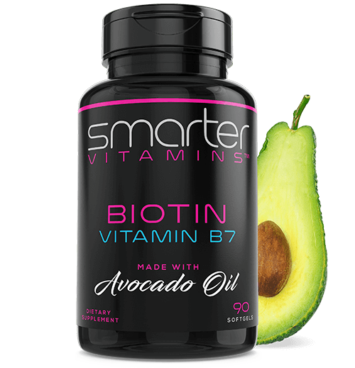 Smarter Vitamin Biotin Vitamin B7 made with Avocado Oil