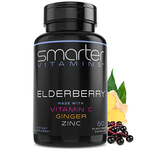 Smarter Vitamins Elderberry made with Vitamin C, Ginger and Zinc