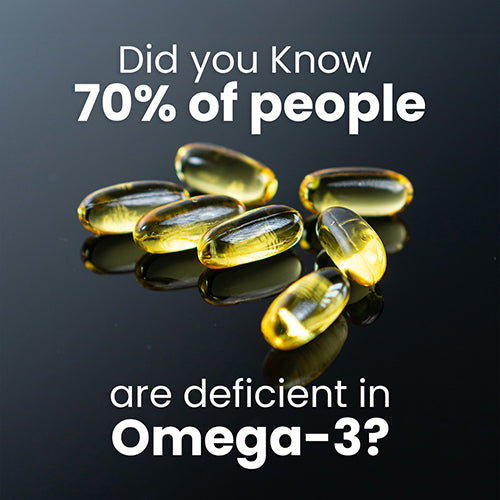Smarter Omega-3 supplements, did you know 70% of people are deficient in Omega-3?
