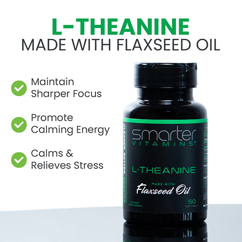 Amazon | SmarterVitamins 250MG L-THEANINE Made with Organic