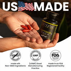 USA made Smarter Caffeine Maca made with mct oil