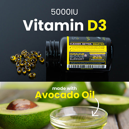 Smarter Vitamin D3 made with avocado oil