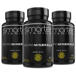3 pack combo of Smarter Vitamins MicroMinerals made with Albion Minerals 