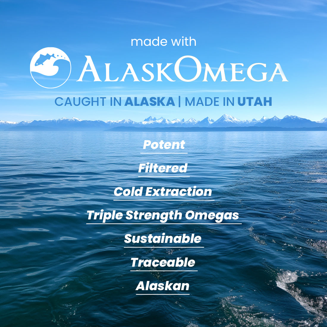 Smarter Omega-3 Fish Oil with AlaskOmega®