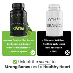 Smarter Vitamin K2 compared to other similar brands 
