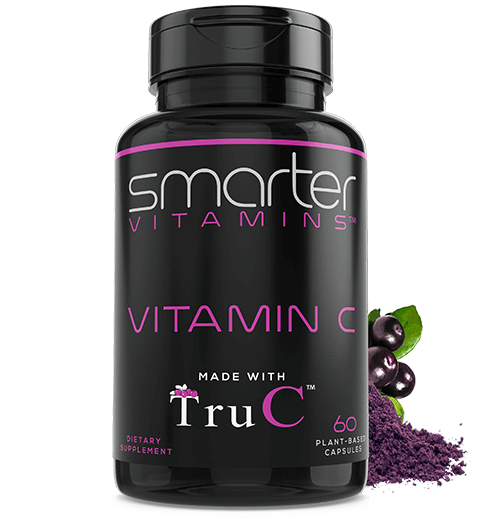 Smarter Vitamins Vitamin C made with TruC 60 plant-based capsules