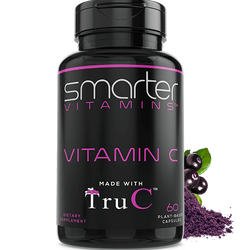 Smarter Vitamins Vitamin C made with TruC 60 plant-based capsules
