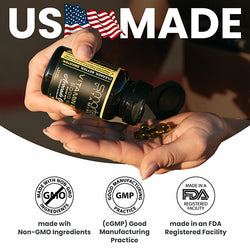 USA made Smarter Vitamin D3 5000IU made with avocado oil