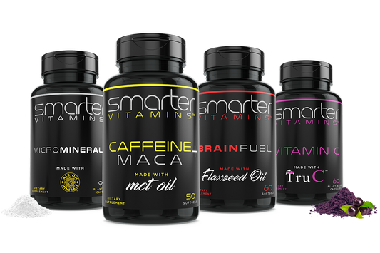 Smarter Energy | Caffeine Maca + MicroMinerals + Brain Fuel + Vitamin C
